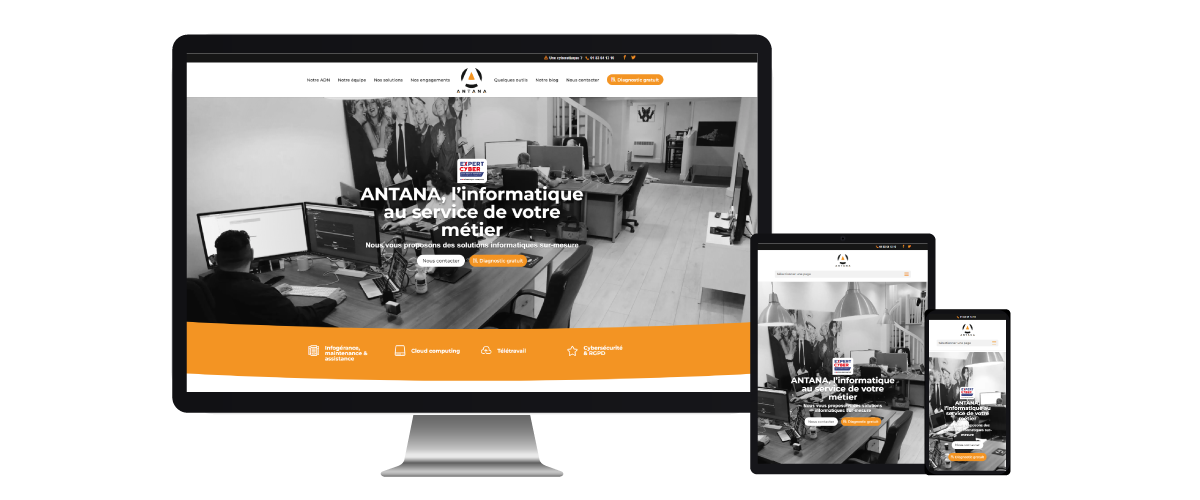Antana-site Antana site - Votre site internet vitrine fait par des pros à 1850 € -