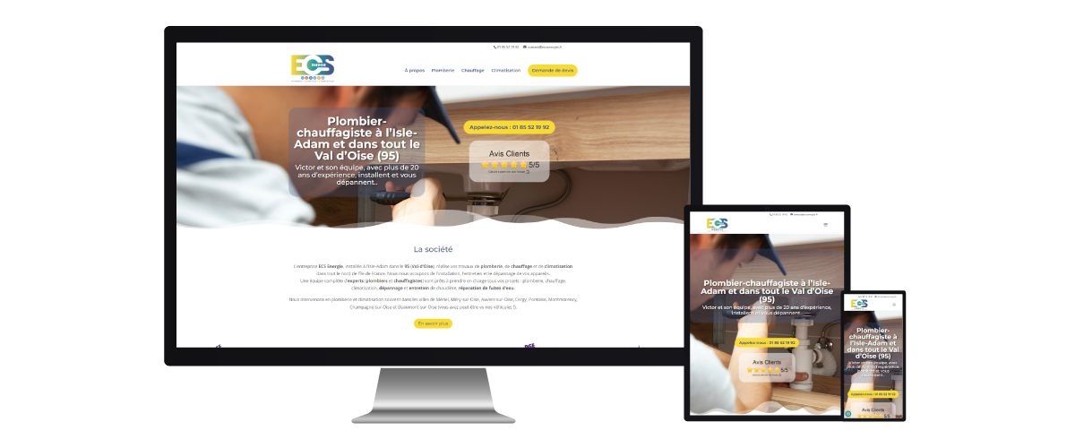 ECSE-site ECSE site - Votre site internet vitrine fait par des pros à 1850 € -
