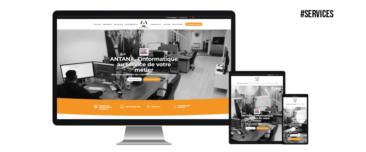 Antana-site Antana site - Votre site internet vitrine fait par des pros à 1850 € -