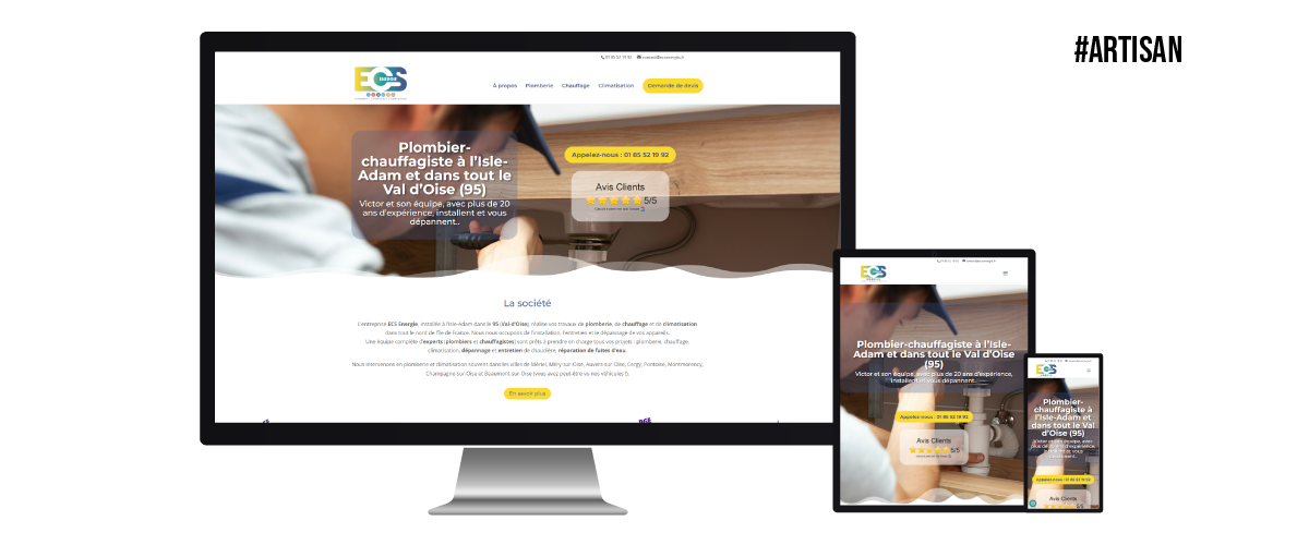ECSE-site ECSE site - Votre site internet vitrine fait par des pros à 1850 € -